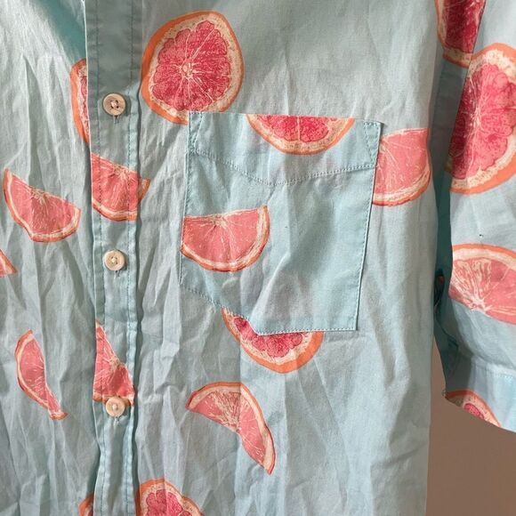 Urban Pipeline Blue Grapefruit Button Down - Picture 3 of 5